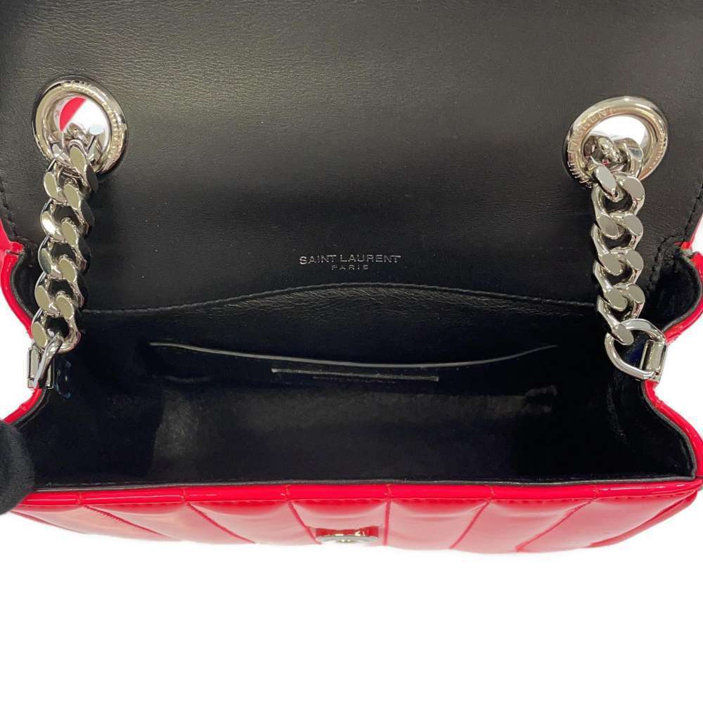 Saint Laurent Paris Shoulder Bag Vicky Patent Pink - Picture 6 of 10